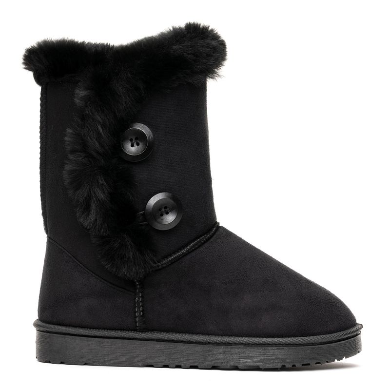CHANCLETA - Bota Mujer Negro Hilda Chancleta