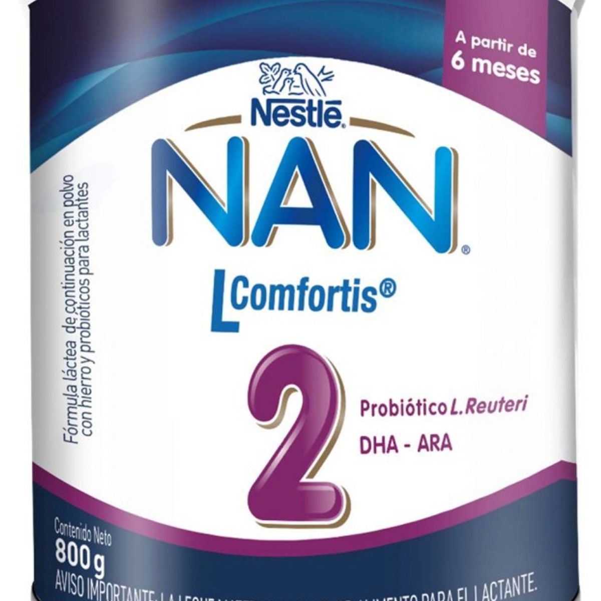 NESTLE - NAN 2 L CONFORTIS 800grs