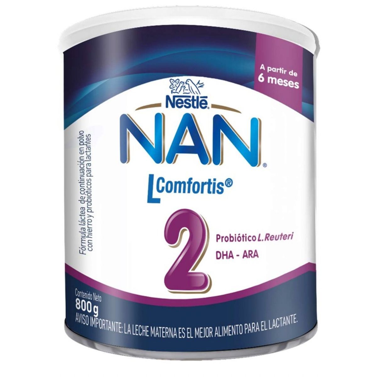 NESTLE - NAN 2 L CONFORTIS 800grs