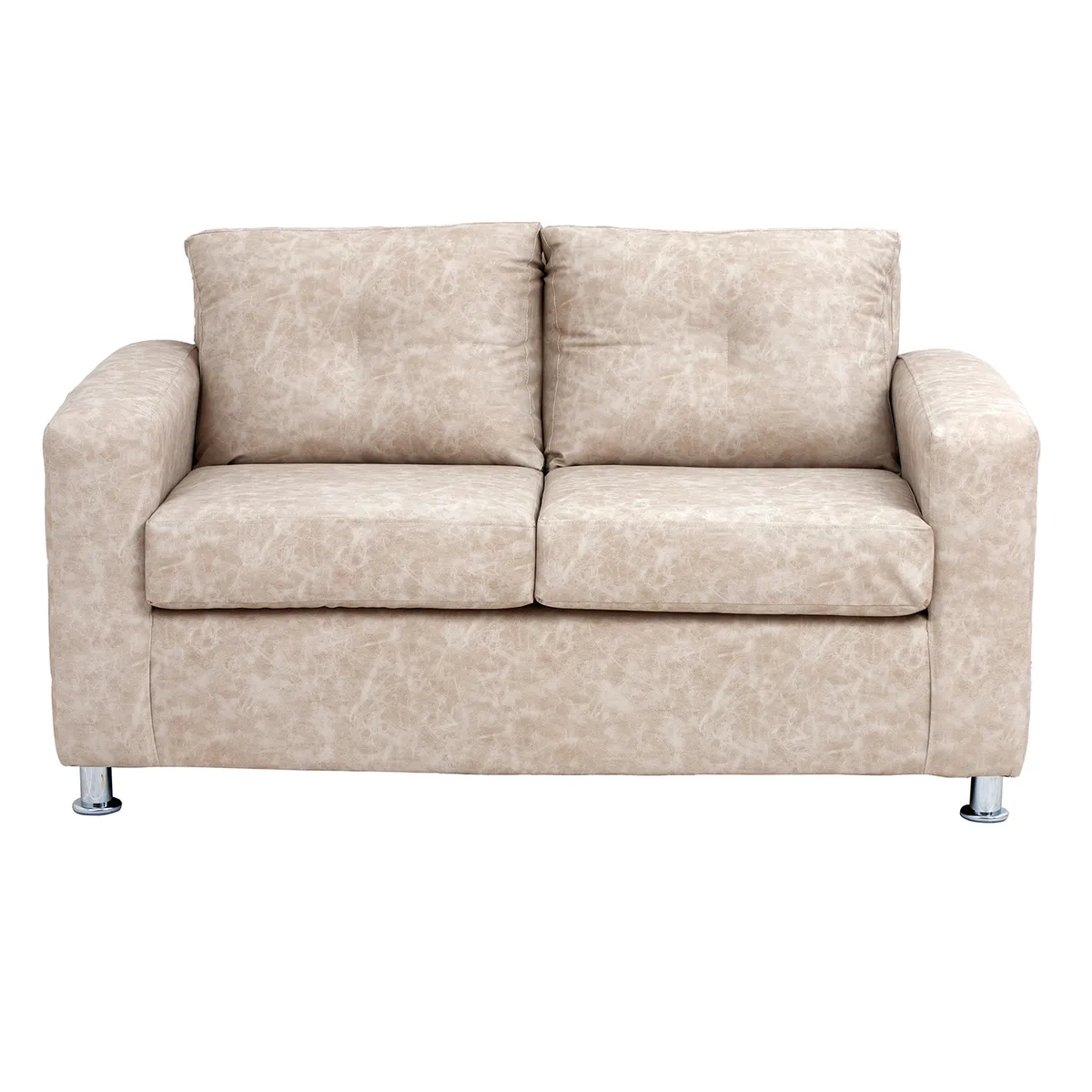 MUEBLES AMERICA - Living George 211 Cuero Auris Beige