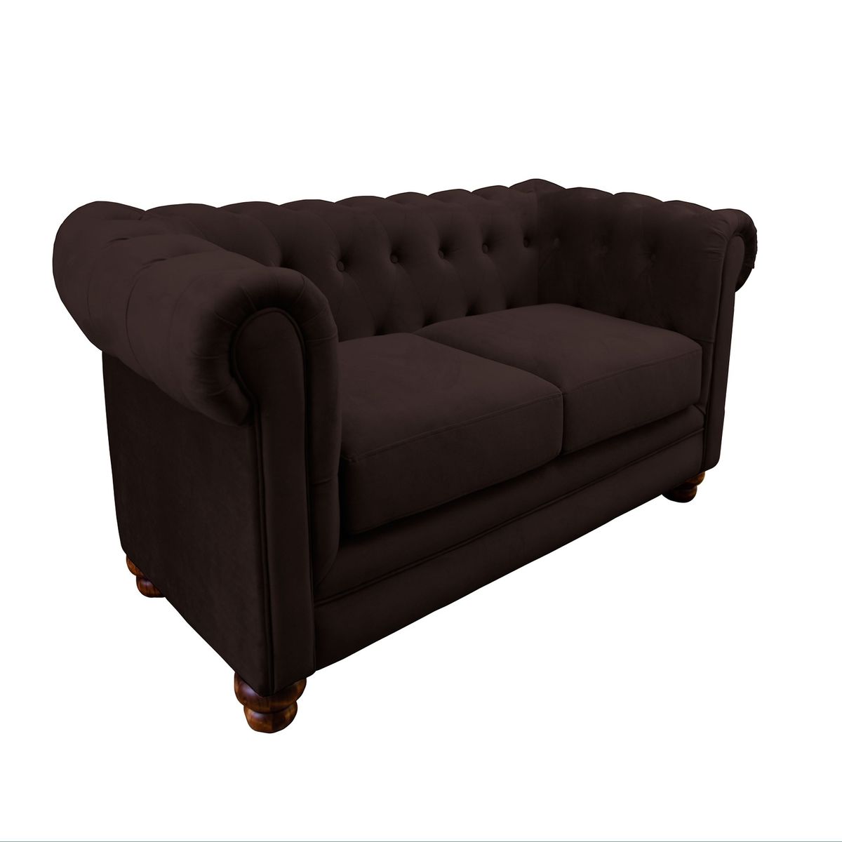LATAM HOME - SOFA FLORENCIA 2C TELA VELVET CHOCOLATE