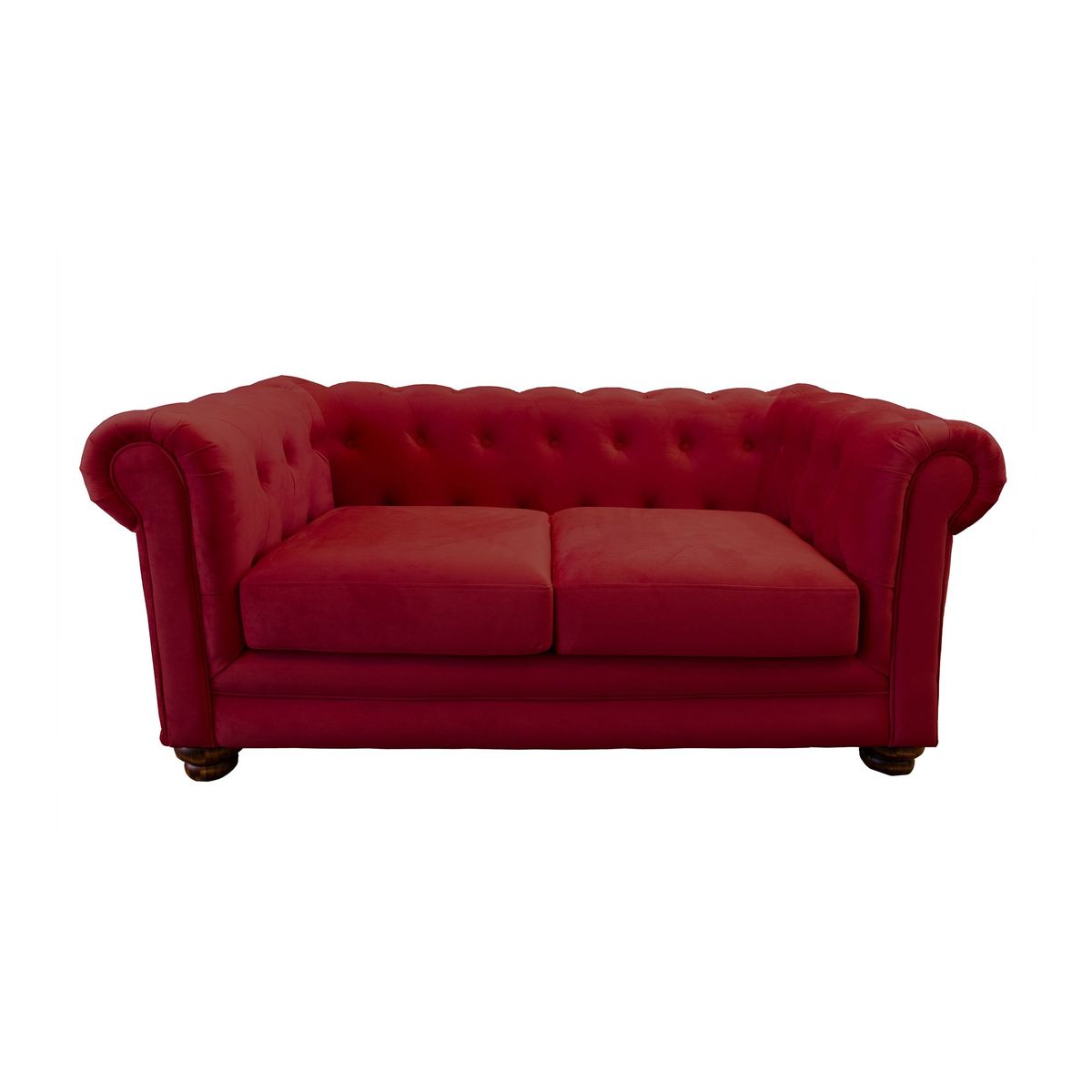 LATAM HOME - SOFA FLORENCIA 2C TELA VELVET BURDEO