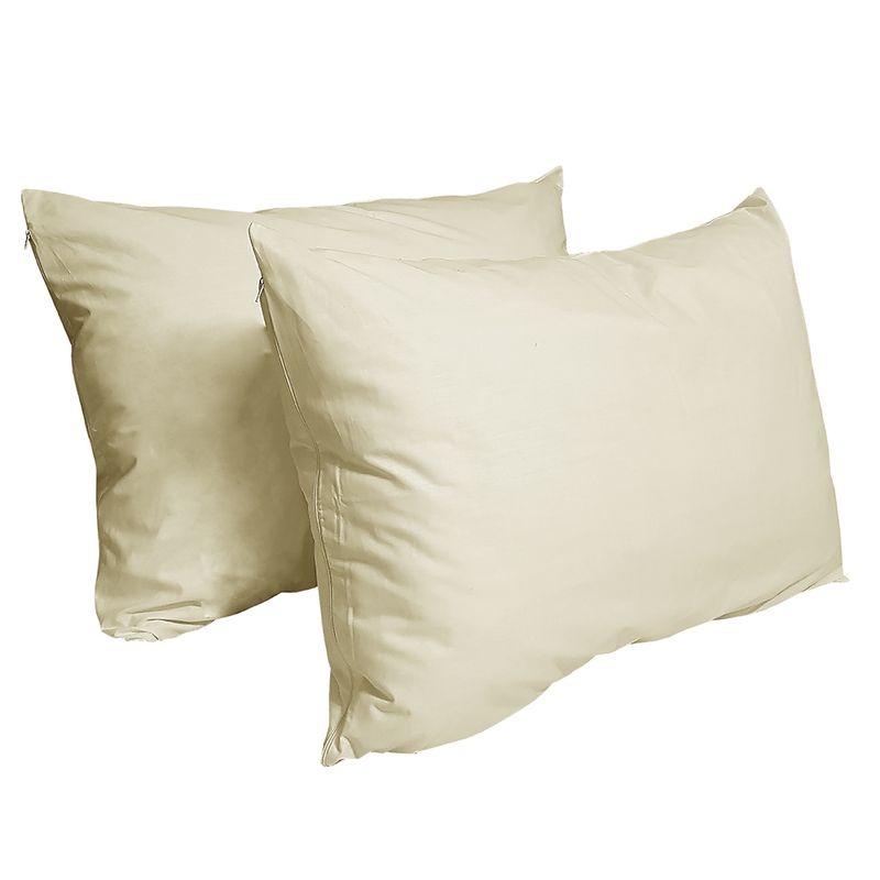 VICTORIANAS - Funda De Almohada Protectora Crudo 50X70 200 Hilos