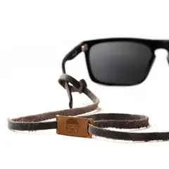 SO LONG - Correa o Strap de Cuero Cálido Grisáceo Oscuro