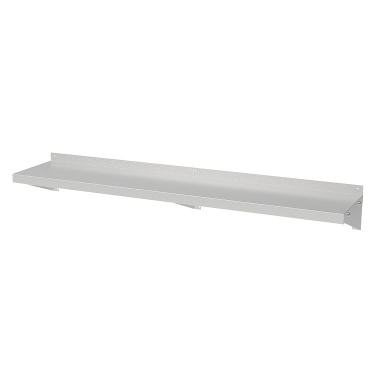 Repisa Mural Lisa 150x30 cm Acero Inoxidable WS-1500