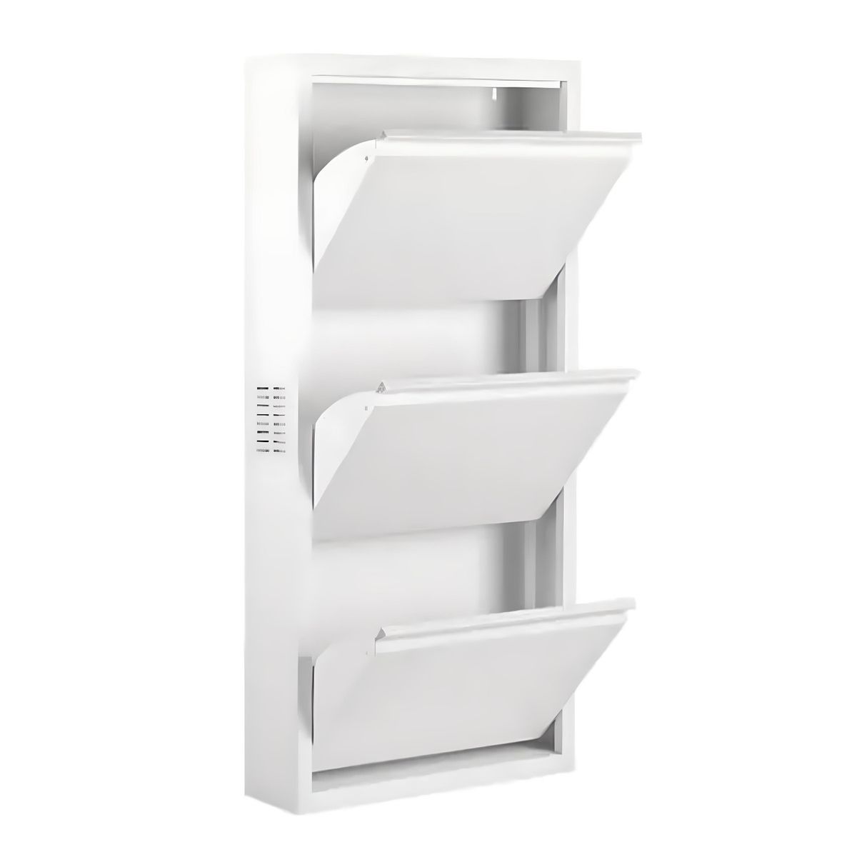 PROCHEF - Mueble Zapatero Mural 103x65x15 cm. 3 Cajones Blanco