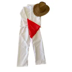 SEIGARD - Traje Típico Colombia Niño CVG-051 Color Blanco