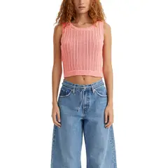 LEVIS - Polera Mujer Baby Blue Vest Rosado