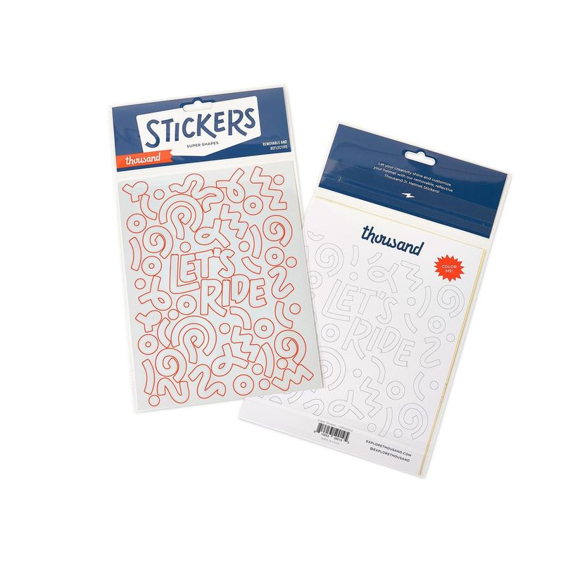 THOUSAND - Stickers Reflectantes Cascos Thousand