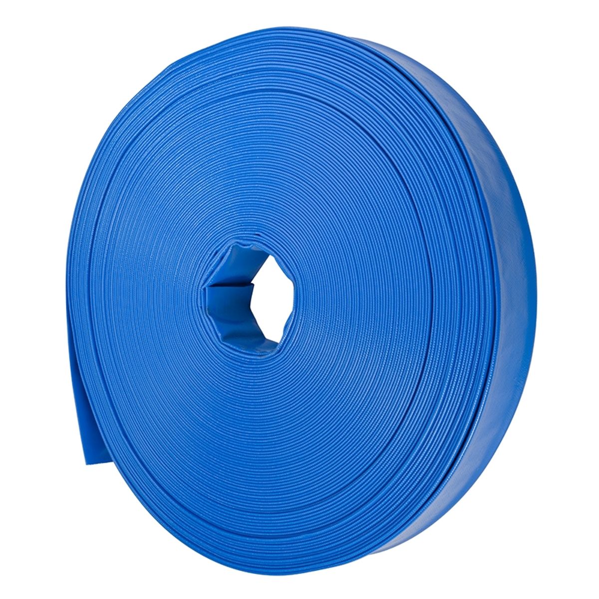 GENERICO - 10 Metros Manguera Plana Azul 1 1/2 Pulgadas - Siflat