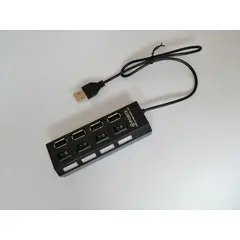 GENERICO - ¡OFERTA! Hub 4 Puertos USB 2.0 Indicador Led…