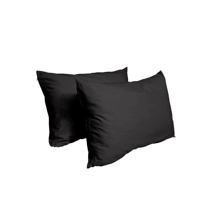 VICTORIANAS - Funda De Almohada Protectora Negro 50X70 200 Hilos