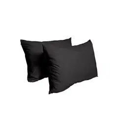 VICTORIANAS - Funda De Almohada Protectora Negro 50X70 200 Hilos