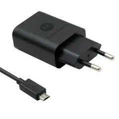 MOTOROLA - Cargador Micro 18w Carga Rápida Incluye Cable Sc52m