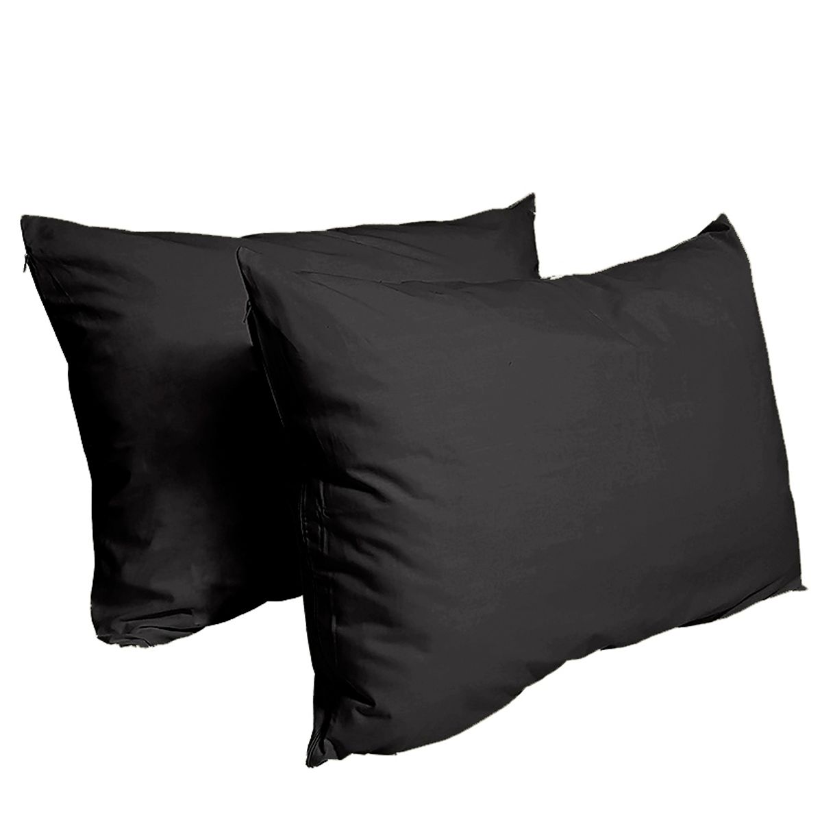 VICTORIANAS - Funda De Almohada Protectora Negro 50X90 200 Hilos
