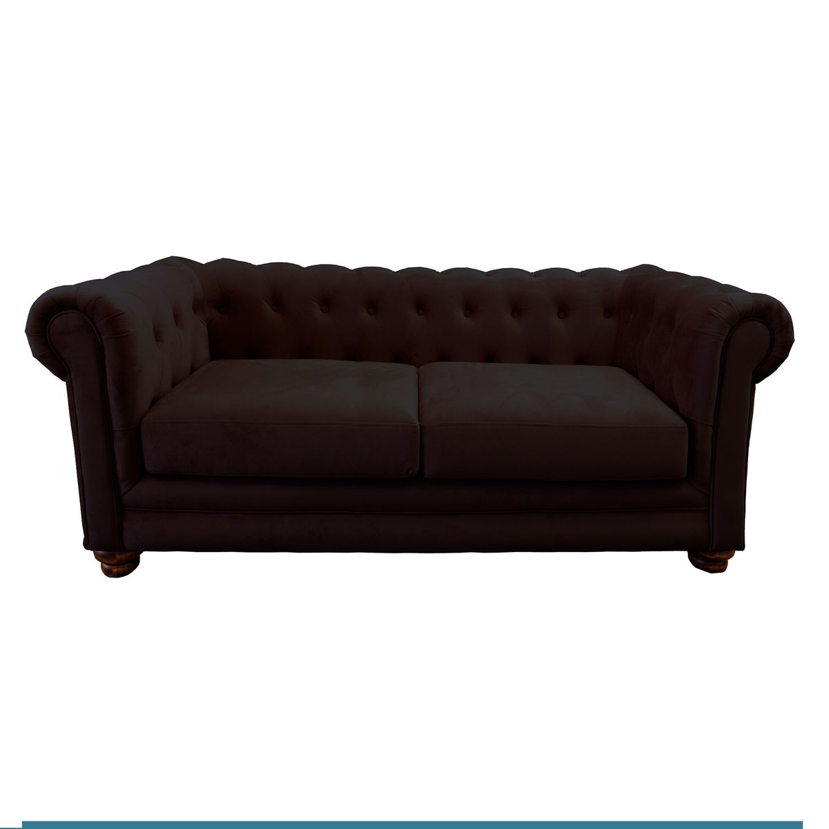 LATAM HOME - Sofá Latam Home Florencia 3C Capitoné Chocolate