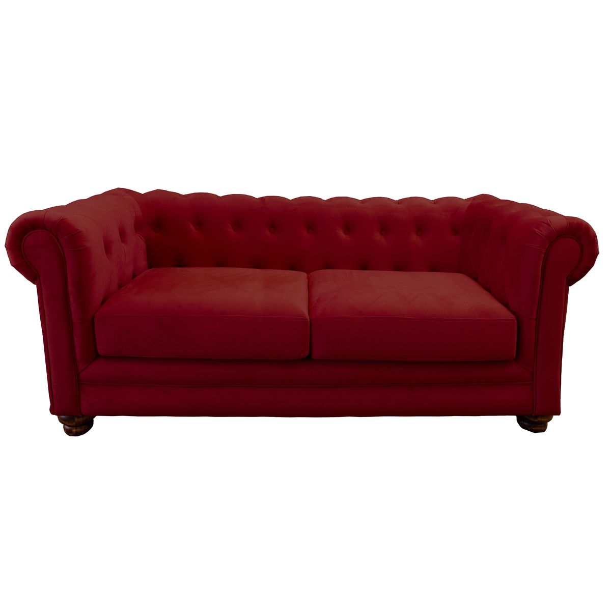 LATAM HOME - SOFA FLORENCIA 3C TELA VELVET BURDEO