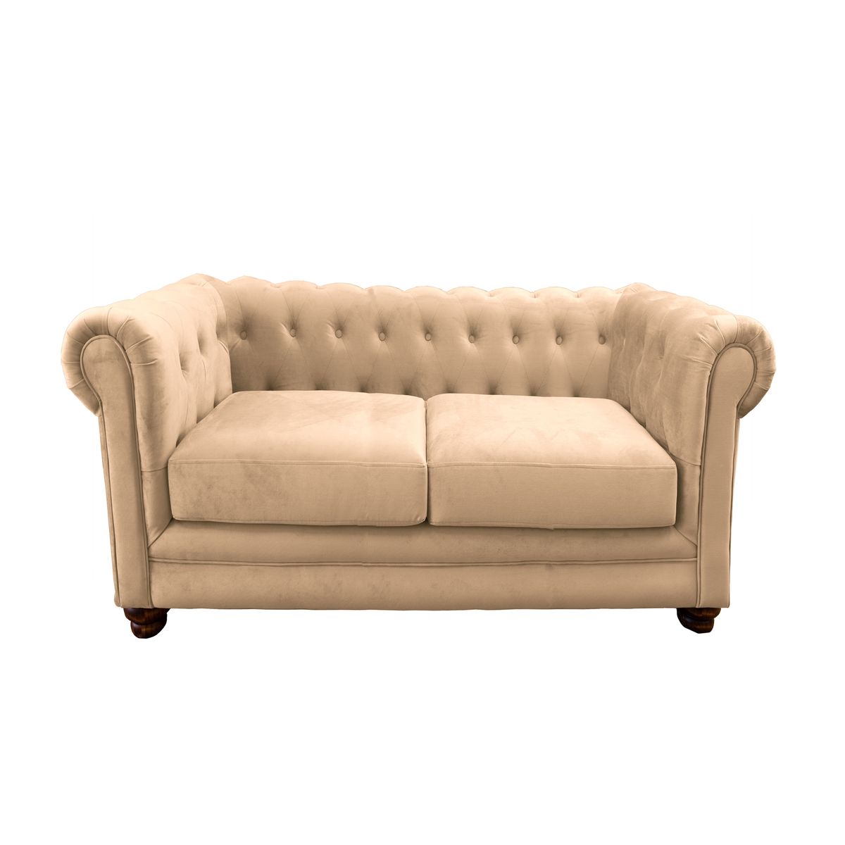 LATAM HOME - SOFA FLORENCIA 3C TELA VELVET BEIGE