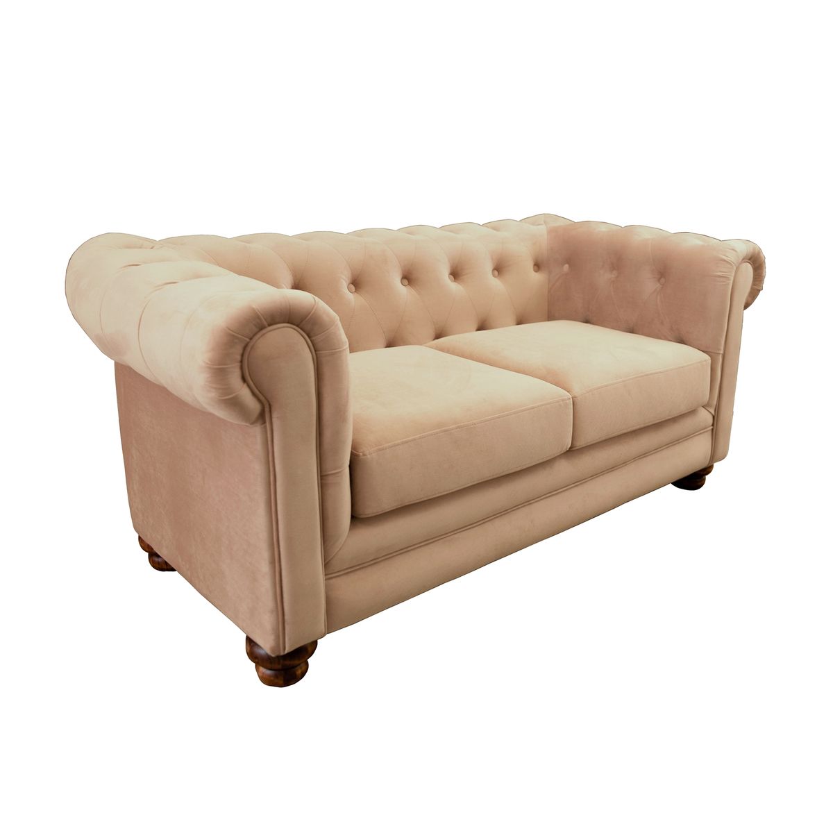 LATAM HOME - SOFA FLORENCIA 3C TELA VELVET BEIGE