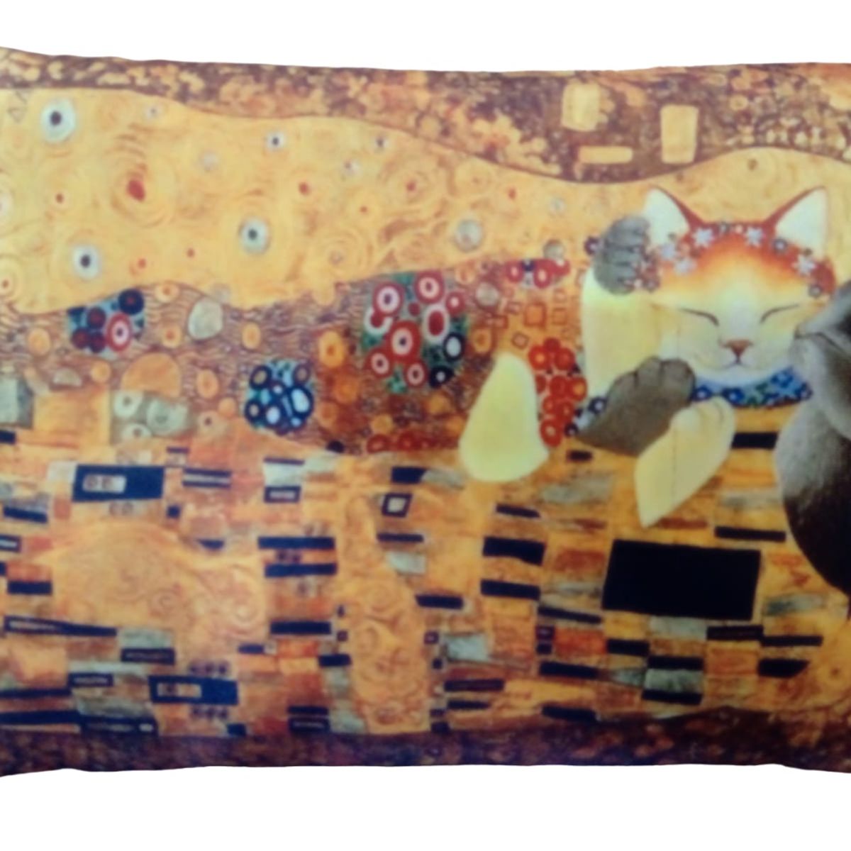 GENERICO - Guatero terapéutico de semillas - Gato en El Beso de Klimt
