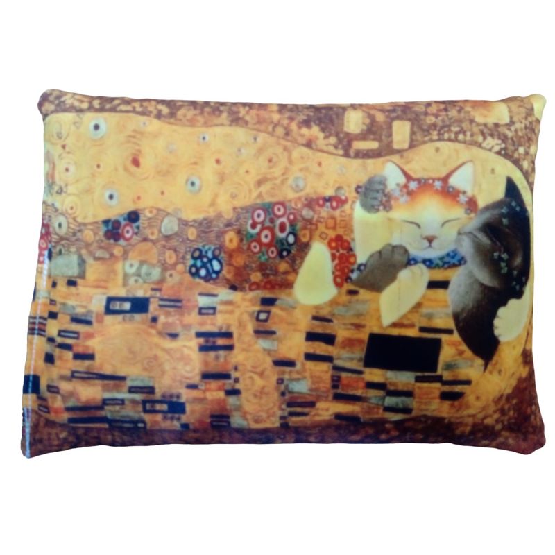 GENERICO - Guatero terapéutico de semillas - Gato en El Beso de Klimt