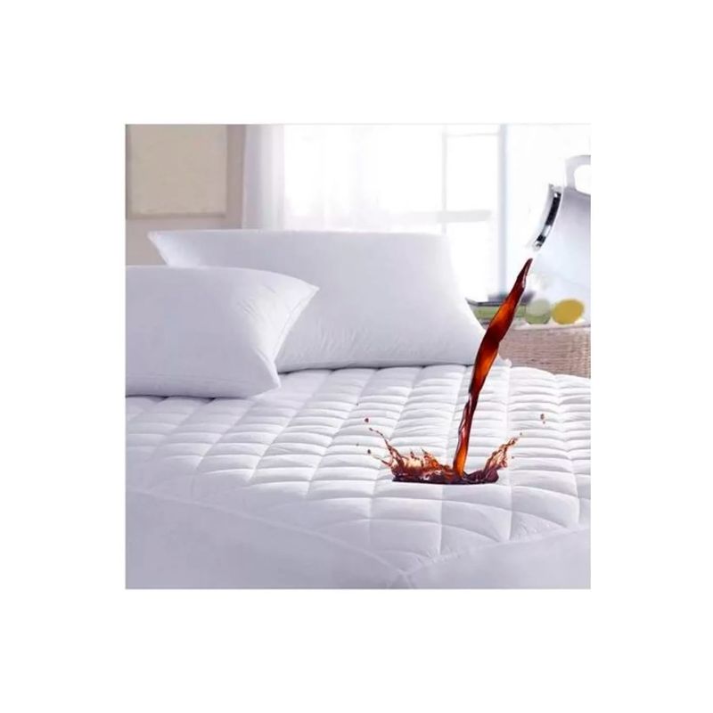 GENERICO - Cubre Colchon Impermeable 2.5 Plazas Blanco