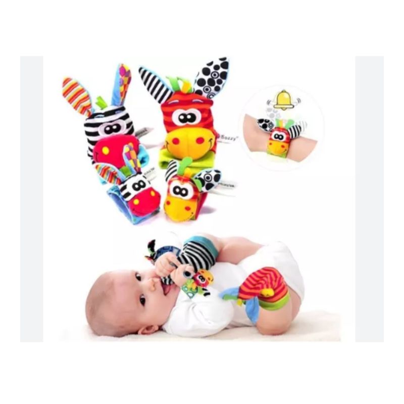BEBE - Set Estimulación Calcetines y Muñequeras