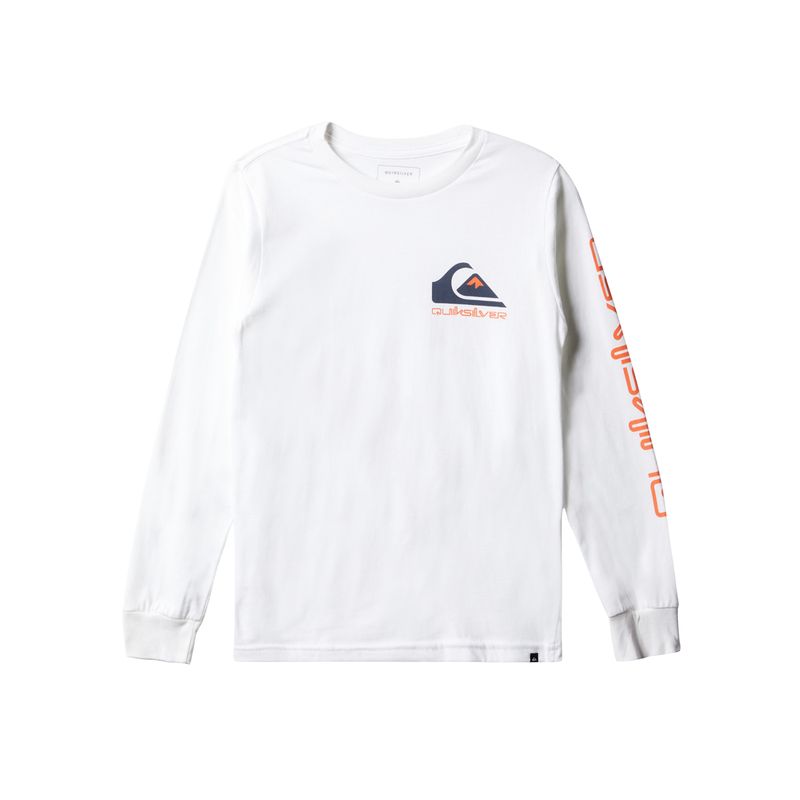 QUIKSILVER - Polera Quiksilver Omni Logo Niño White