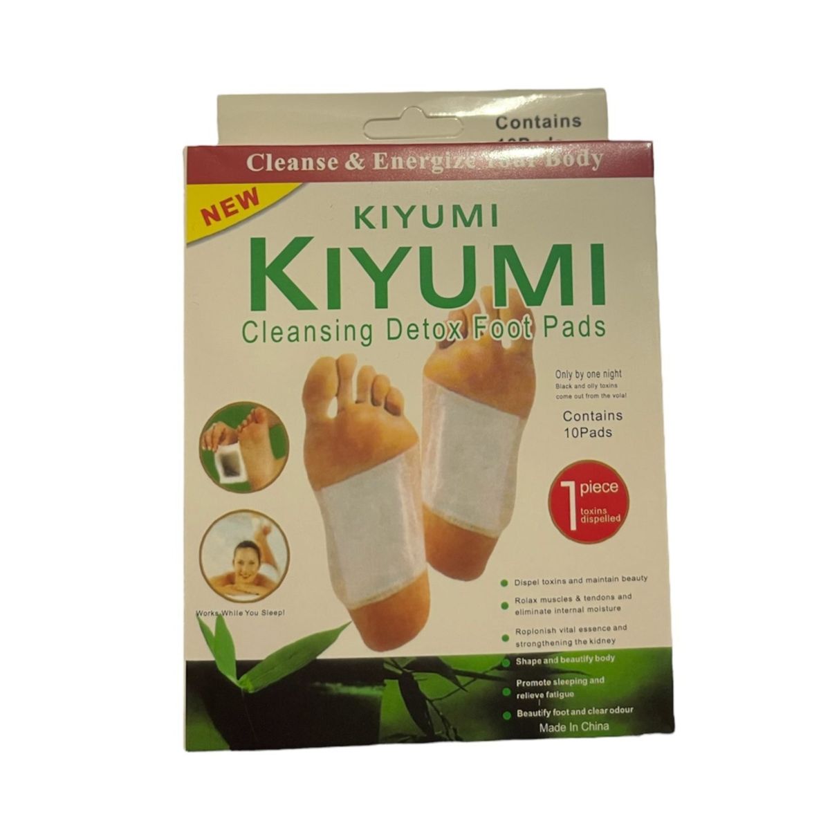 OEM - Set de 10 Parches  Desintoxicación y Dolor para los Pies