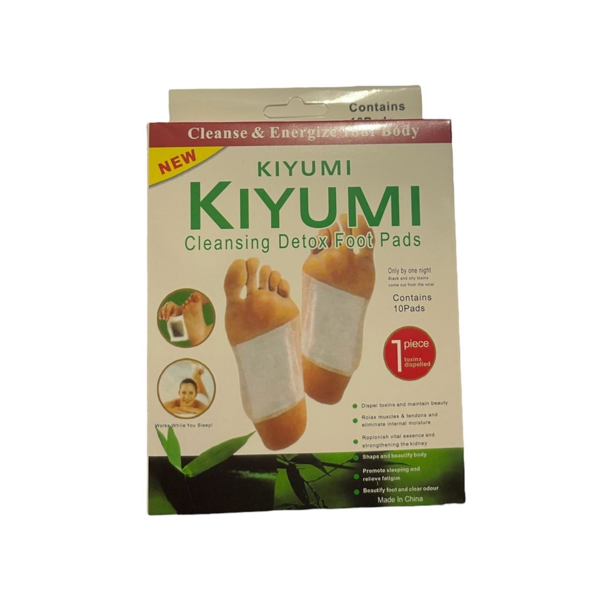 OEM - Set de 10 Parches  Desintoxicación y Dolor para los Pies