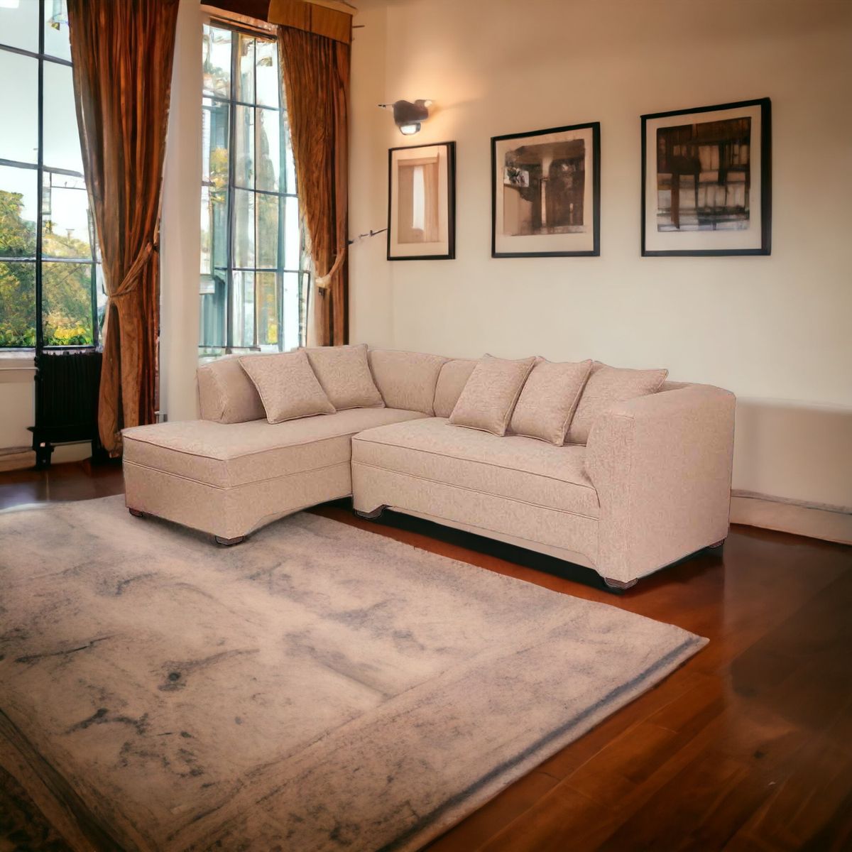 MUEBLES AMERICA - Seccional Metropolitan Izquierdo Lino Sidelli  Beige