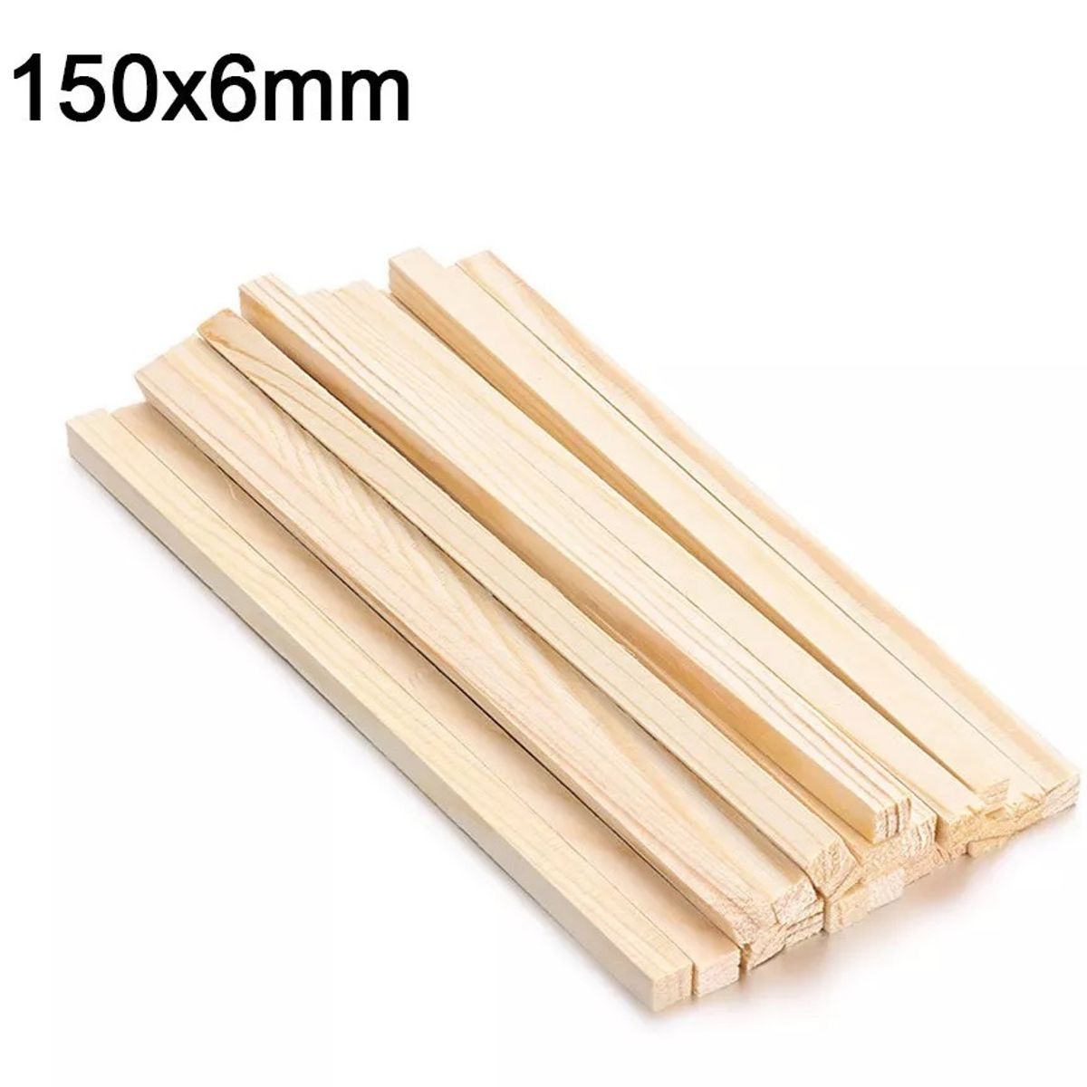 GENERICO - Madera De Balsa Palitos 150 X 6 X 6 Mm 10un Cuadrado…