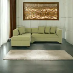 MUEBLES AMERICA - Seccional Metropolitan Izquierdo Chenille Verde
