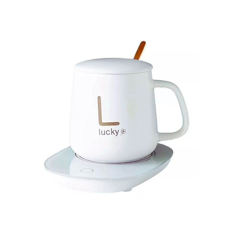 GENERICO - Taza Calentador Eléctrico Para Café Té Leche Blanco