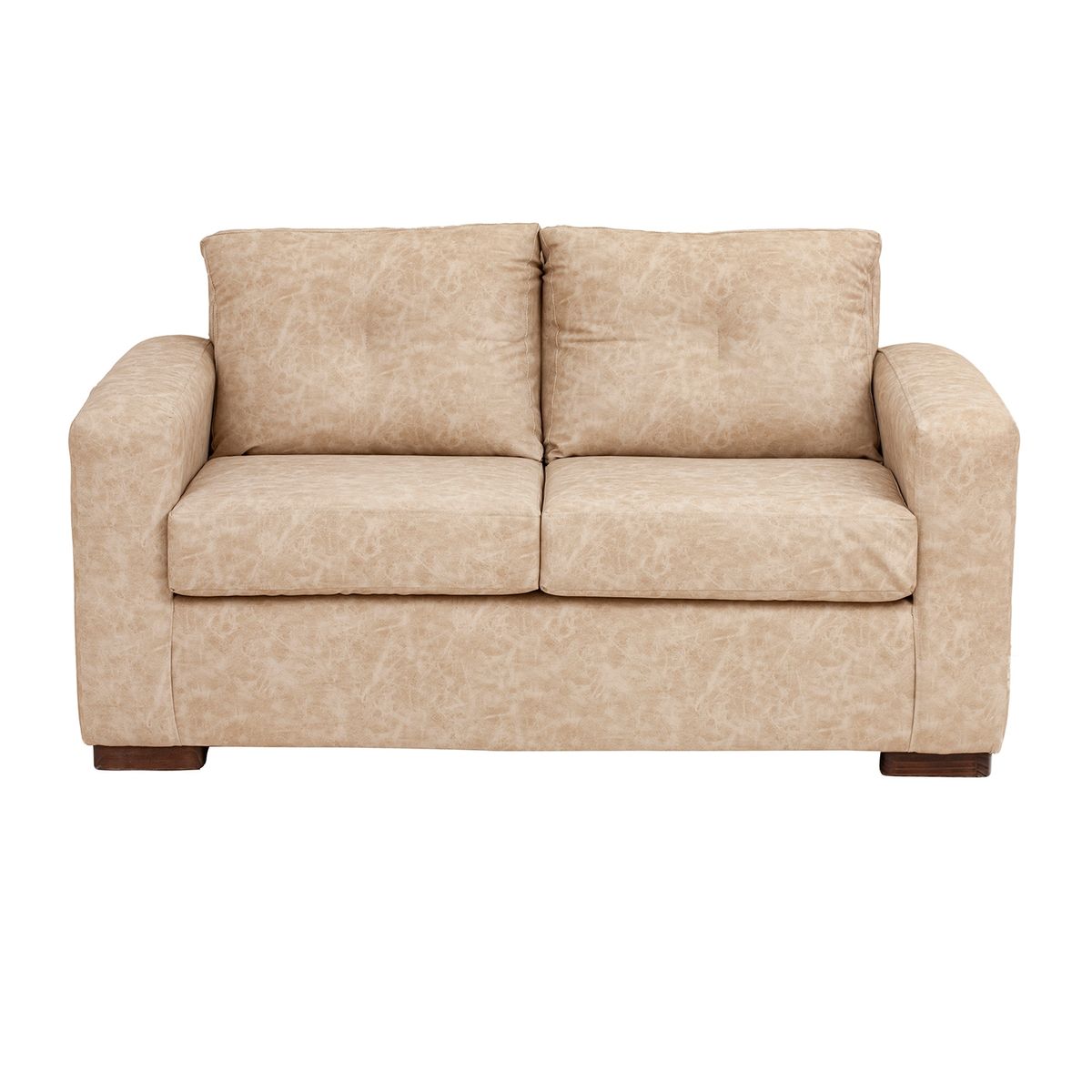 MUEBLES AMERICA - Living Franco 211 Cuero Auris Beige