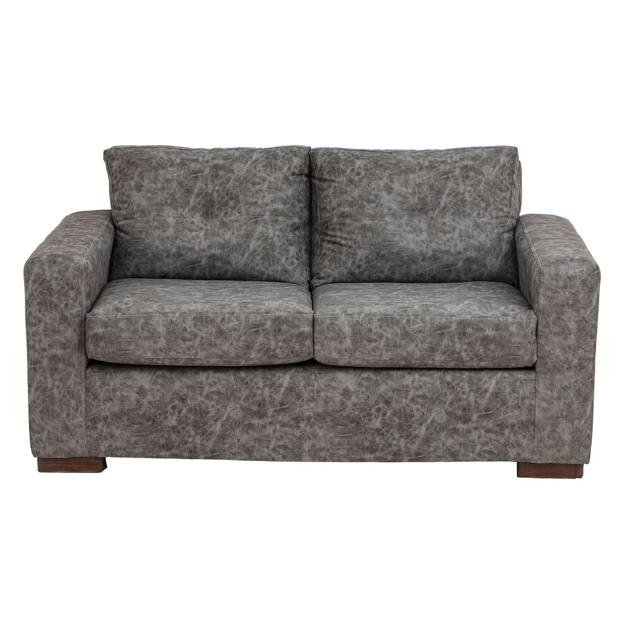 MUEBLES AMERICA - Living Franco 211 Cuero Auris Gris