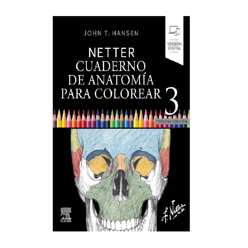 ELSEVIER - NETTER CUADERNO DE ANATOMIA PARA COLOREAR 3ª ED