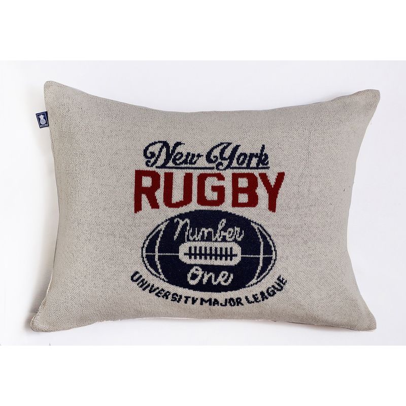 GENERICO - FUNDA DE COJIN RUGBY…