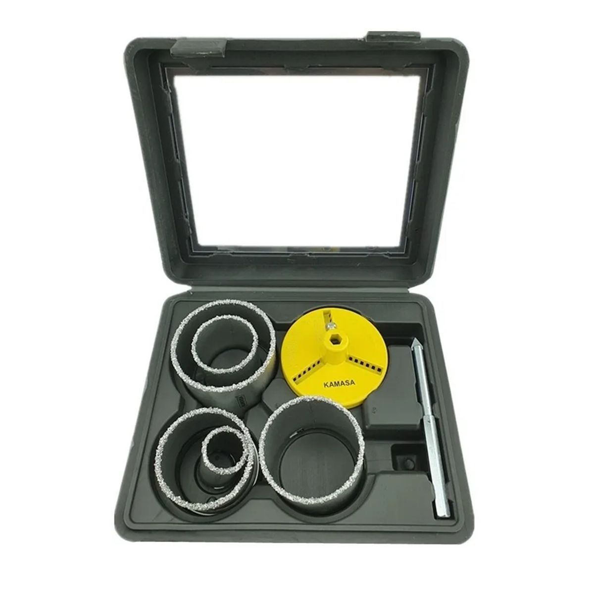 KAMASA - Juego Broca Sierra Copa Diamantado 7 Pieza 33-83mm Kamasa