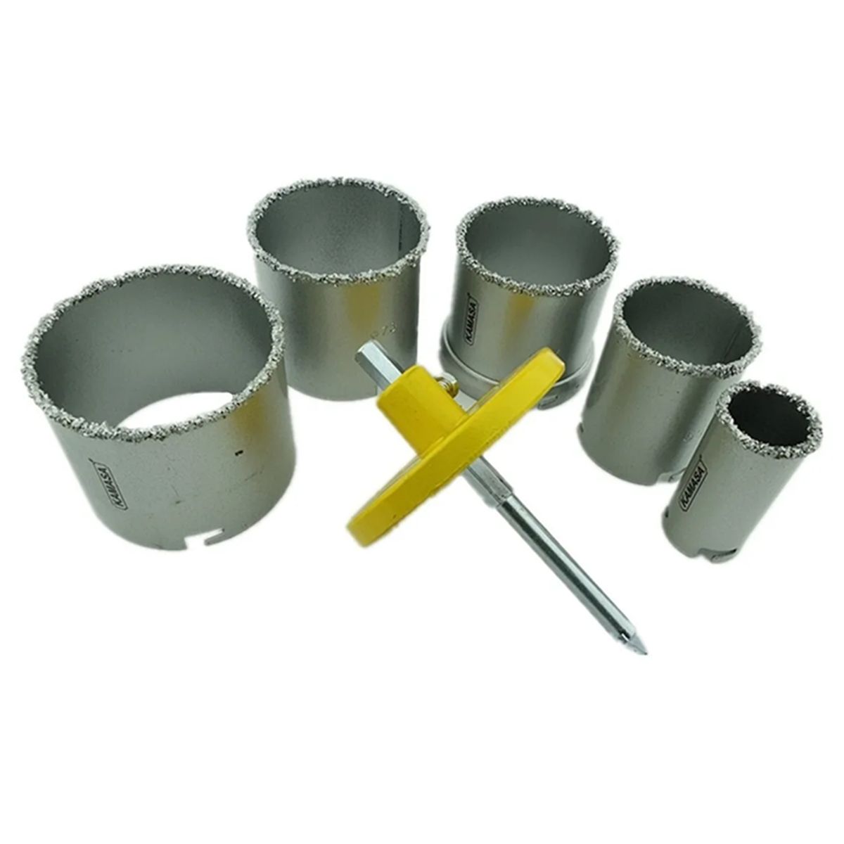 KAMASA - Juego Broca Sierra Copa Diamantado 7 Pieza 33-83mm Kamasa