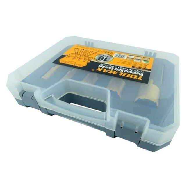 GENERICO - Brocas Copa P/ Ceramica Marmol Vidrio 6-35mm 10 Pcs Tmk19894