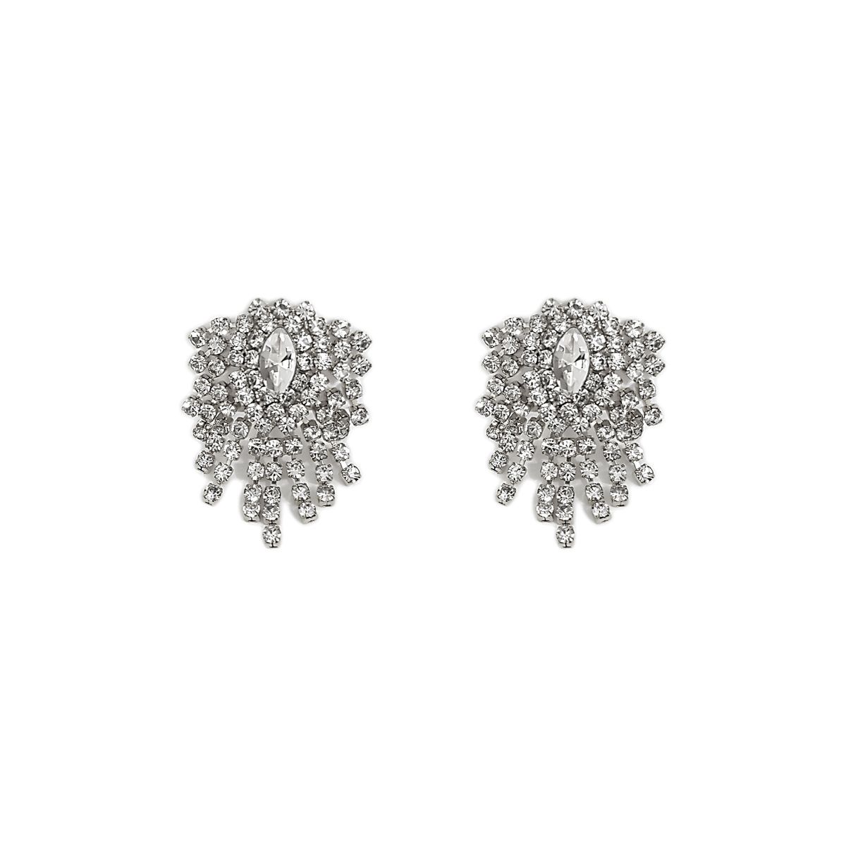 GENERICO - Aros Clip De Fiesta En Fantasía Con Strass Chill