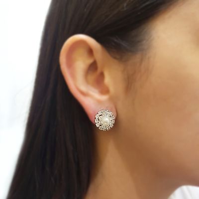 Imagen 2 del producto Aros Clip De Fiesta En Fantasía Con Strass Koko