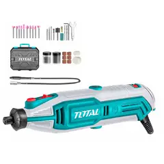 TOTAL TOOLS - Herramienta Rotativa Mini Torno Multiuso109 Acc 130w Total