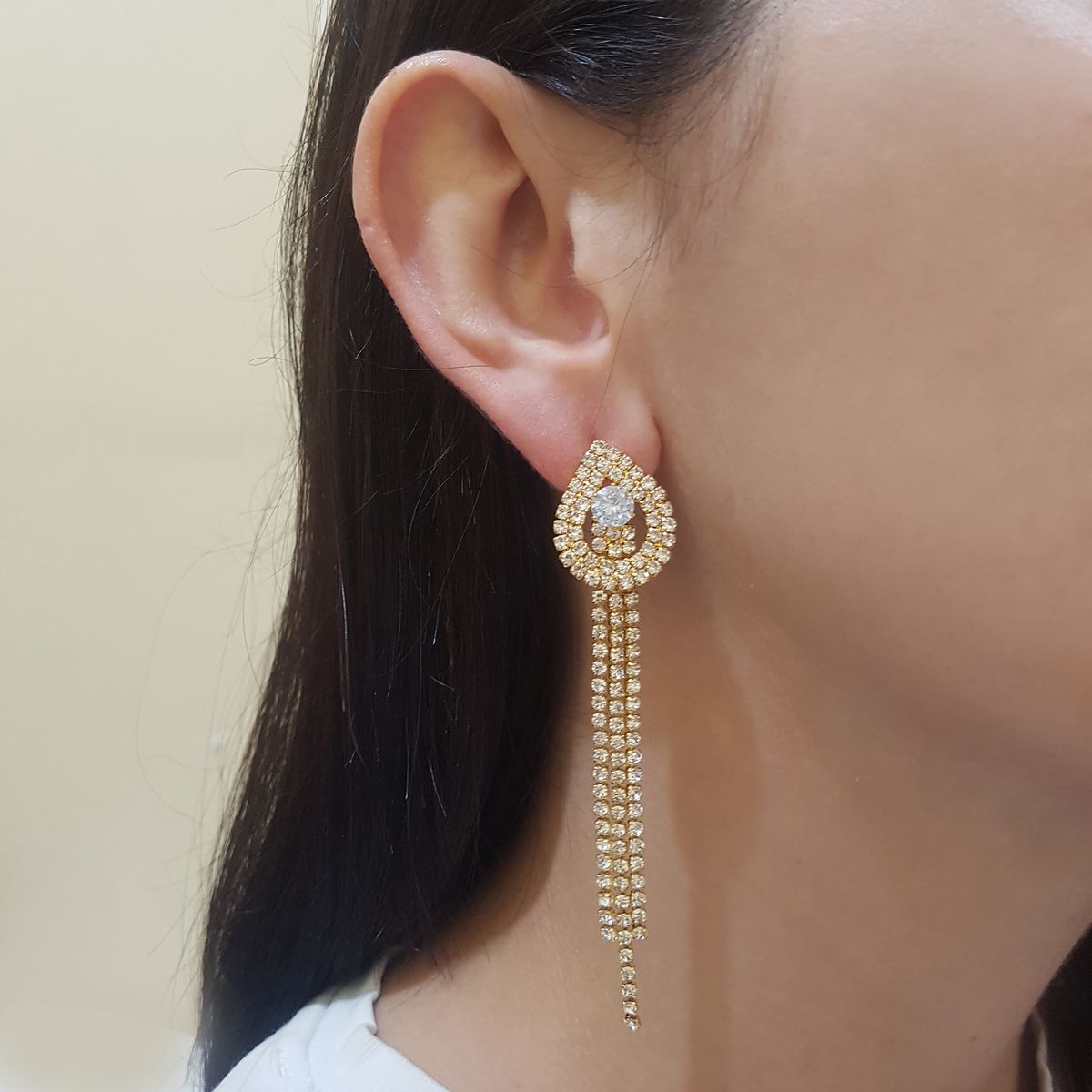 GENERICO - Aros De Fiesta En Fantasía Con Strass Nella
