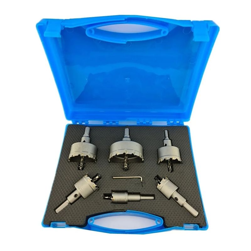 GENERICO - Kit Set Juego De Brocas Para Metal 6 Piezas Crownman