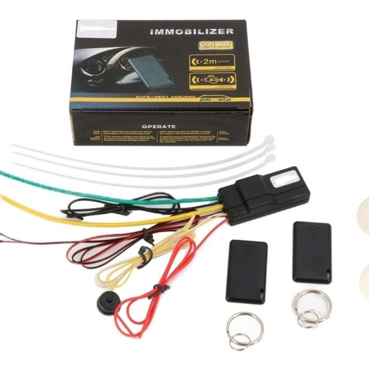 GENERICO - Inmovilizador Antiportonazo Auto Moto Antirrobo