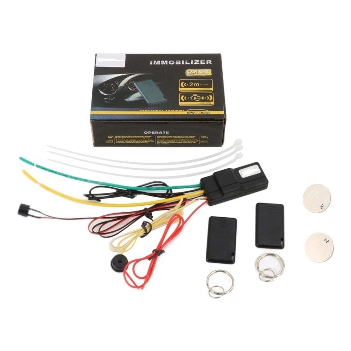 GENERICO - Inmovilizador Antiportonazo Auto Moto Antirrobo