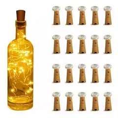 KUANGYE - Luces Led Decoración Guirnalda Corcho Para Botella X 20