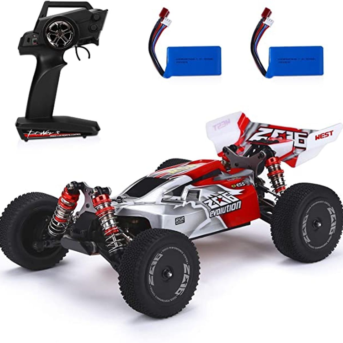 WLTOYS - Auto a control remoto "WLTOYS 144001" - 60 km/h (3 Baterías)